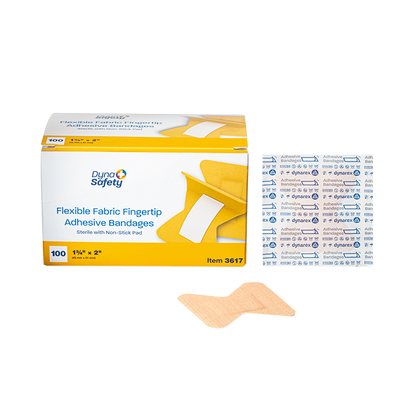 (BOX) Adhesive Flexible Fabric Bandages - Sterile