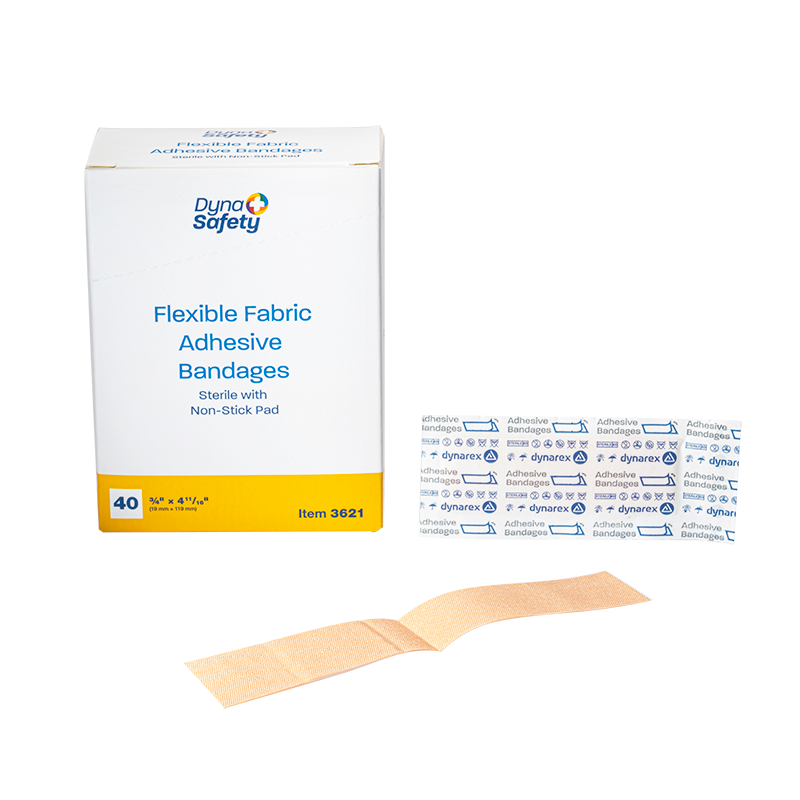 (BOX) Adhesive Flexible Fabric Bandages - Sterile