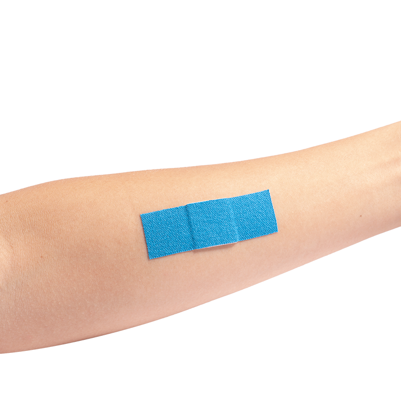 (Box) Blue Metal Detectable Woven Bandages