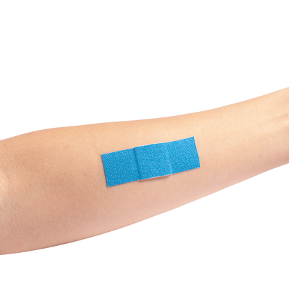 (Box) Blue Metal Detectable Woven Bandages