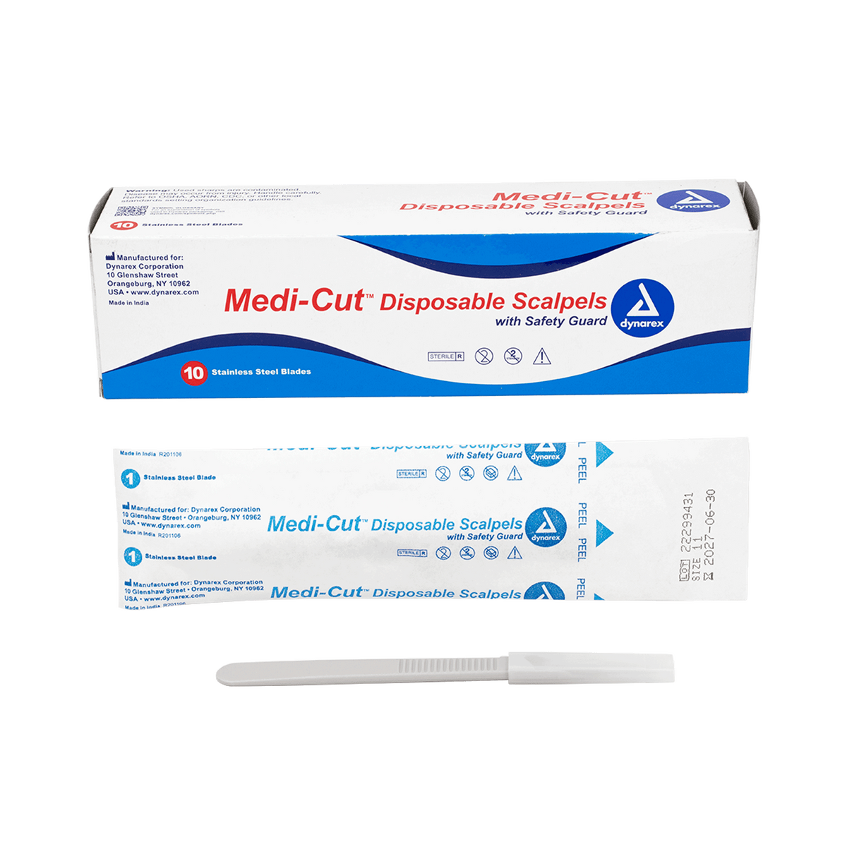 (Box) Medi-Cut Scalpels Disposable – Multiple Configurations – Official image for BB-DY4111
