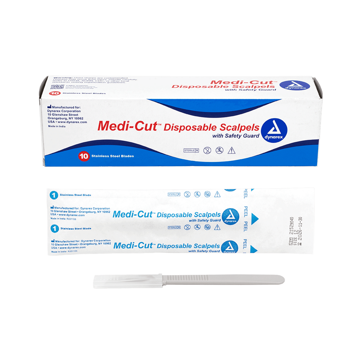 (Box) Medi-Cut Scalpels Disposable – Multiple Configurations – Official image for BB-DY4112