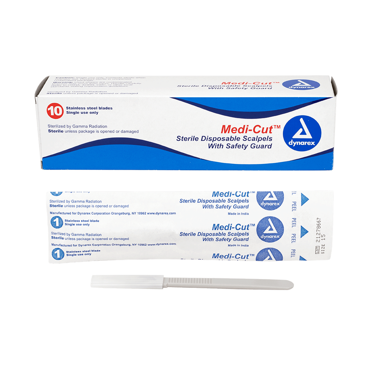 (Box) Medi-Cut Scalpels Disposable – Multiple Configurations – Official image for BB-DY4115