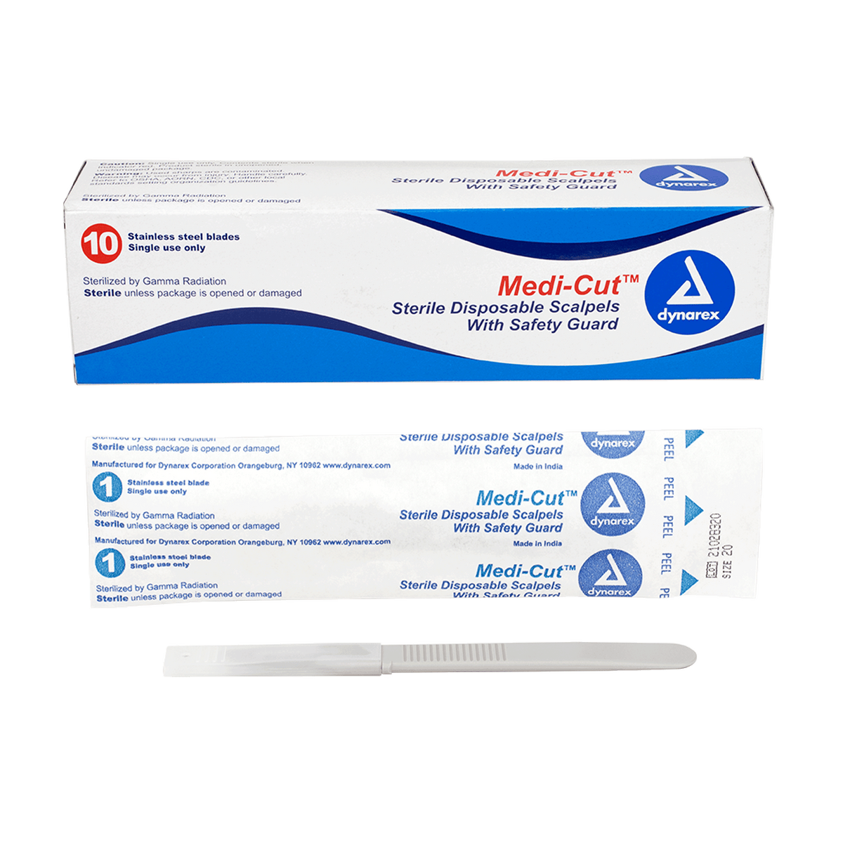 (Box) Medi-Cut Scalpels Disposable – Multiple Configurations – Official image for BB-DY4120