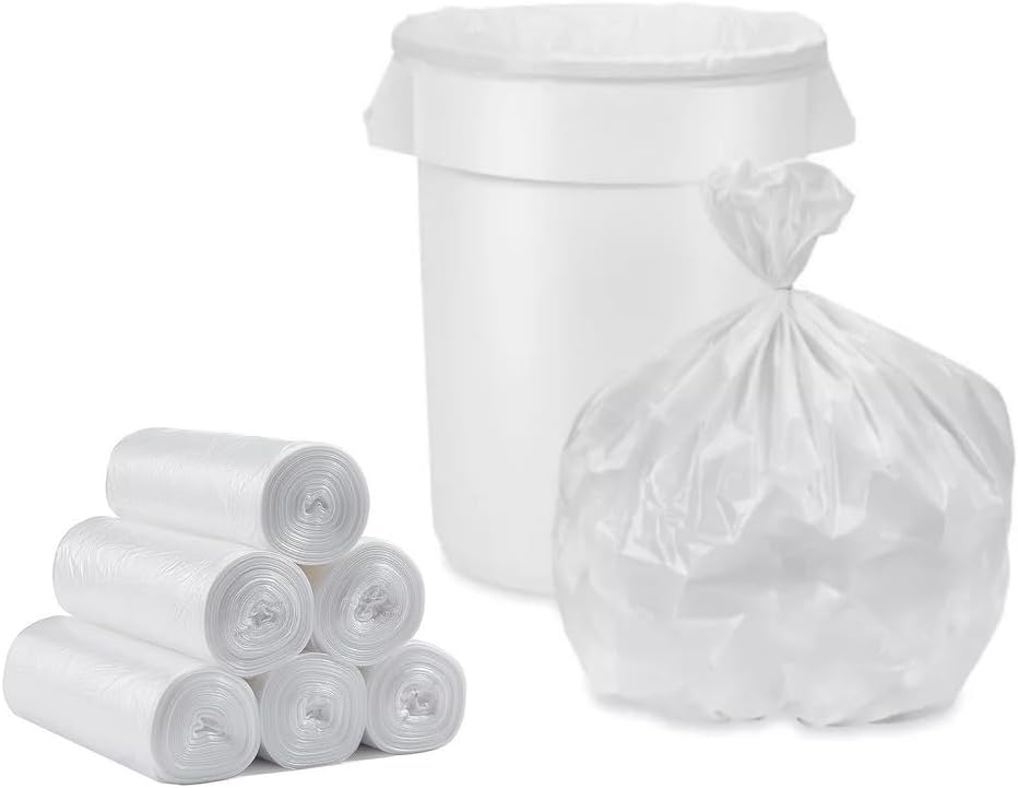 (Case) Trash Can Liner, 33" x 39", 0.65 mil, 32 to 33 Gal Clear, 250/Ca