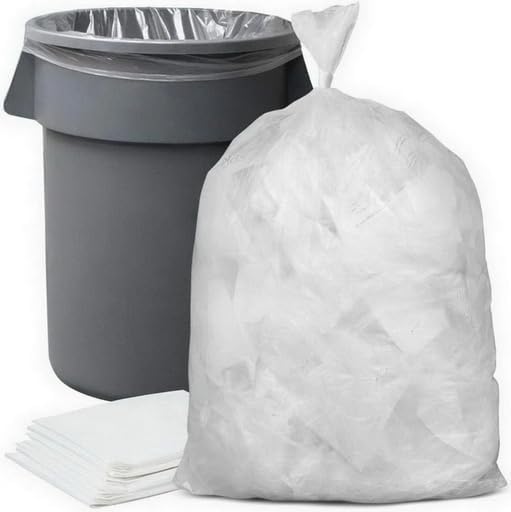 (Case) Trash Can Liner, 33" x 39", 0.65 mil, 32 to 33 Gal Clear, 250/Ca