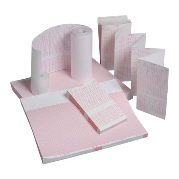 (Pack) ECG/EKG Recording Paper New For MAC 1200 150Sh/Pk