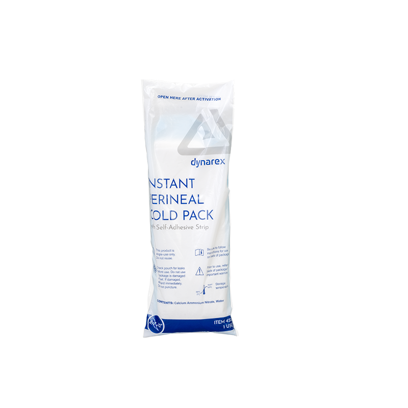 Perineal Instant Cold Pack with self adhesive strip, 4.5" x 12" – Dynarex item 4515