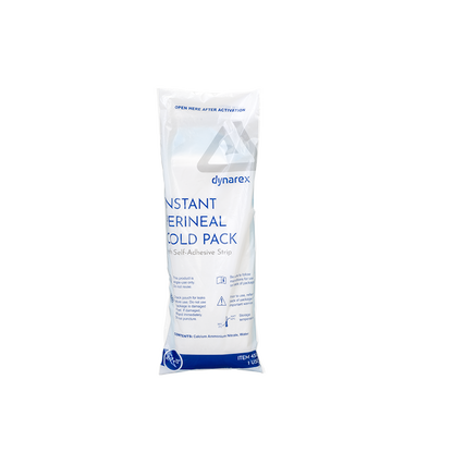 Perineal Instant Cold Pack with self adhesive strip, 4.5" x 12" – Dynarex item 4515
