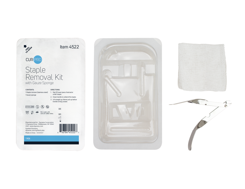 (Case) Staple - Suture Removal Kits – Multiple Configurations – Dynarex SKU 4522