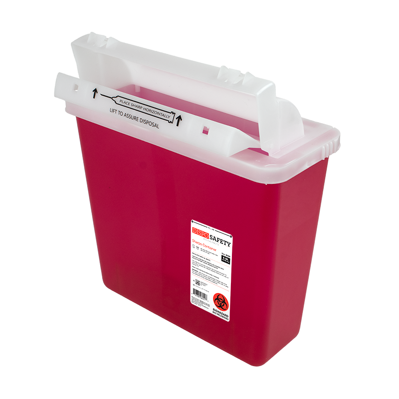 (Case) Sharps Containers – Multiple Configurations – Dynarex SKU 4624