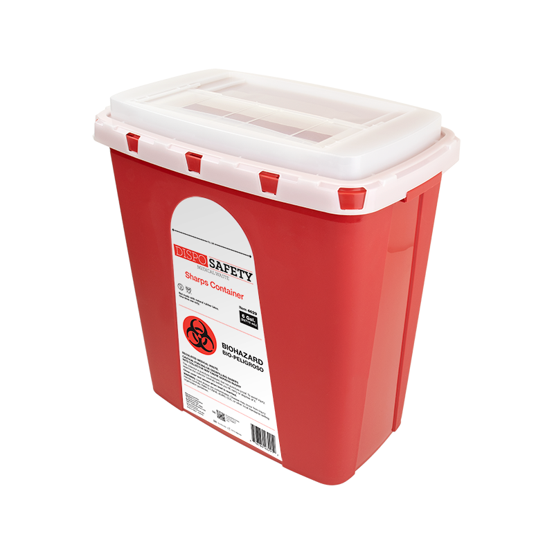 (Case) Sharps Containers – Multiple Configurations – Dynarex SKU 4629