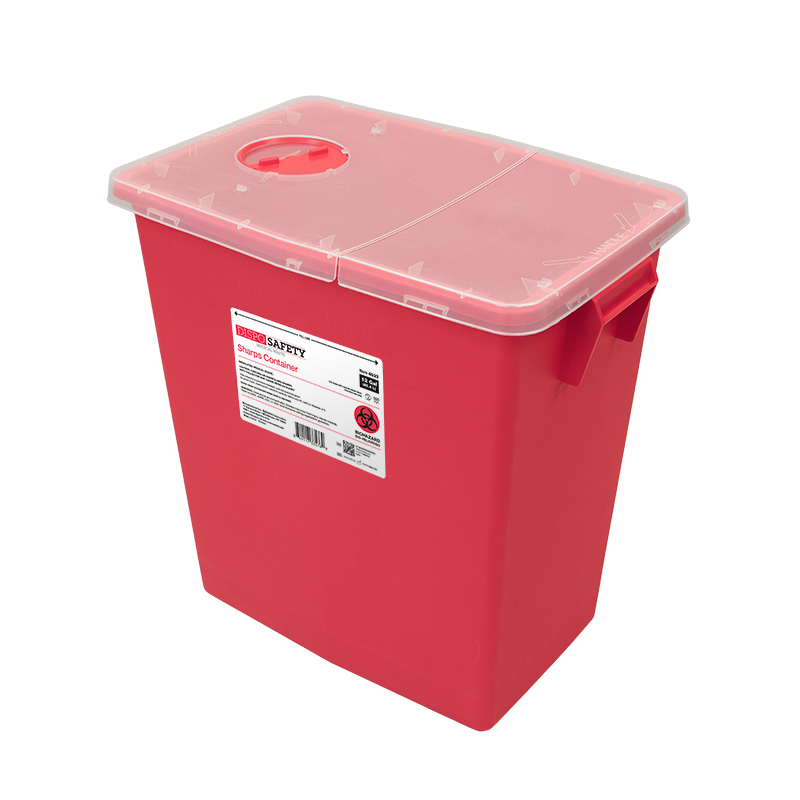 (Case) Sharps Containers – Multiple Configurations – Dynarex SKU 4633