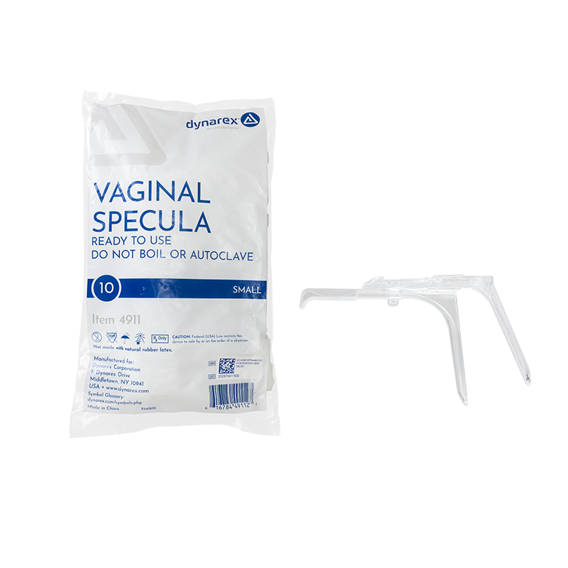 (Case) Vaginal Speculum - Disposable – Multiple Configurations – Dynarex SKU 4911