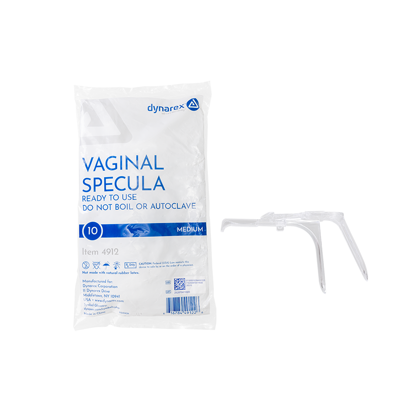 (Case) Vaginal Speculum - Disposable – Multiple Configurations – Dynarex SKU 4912
