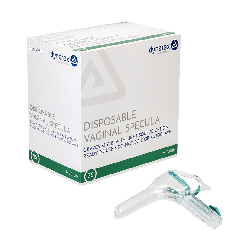 (Case) Vaginal Speculum - Disposable – Multiple Configurations – Dynarex SKU 4915
