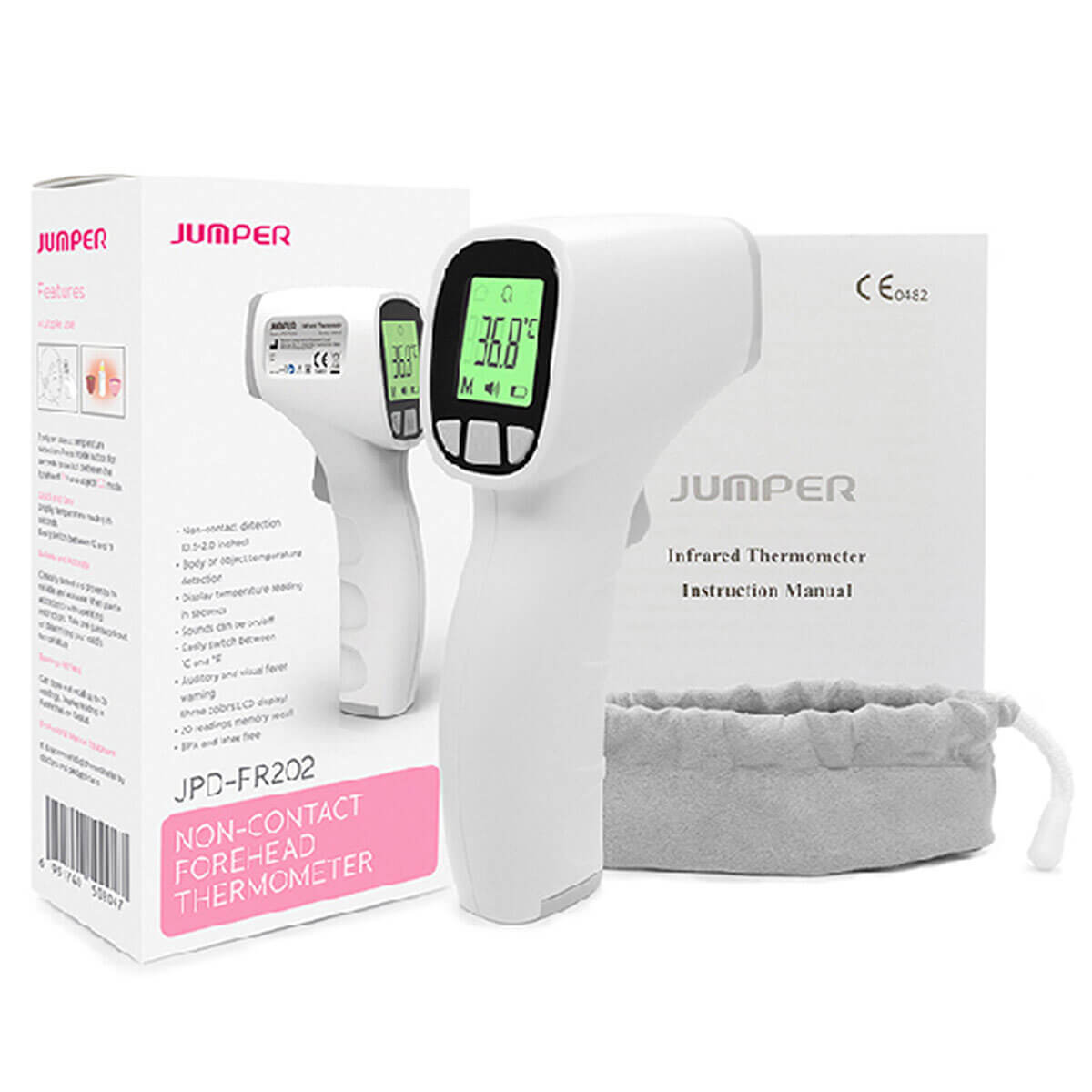 (Each) Jumper Infrared Thermometer JPD-FR202