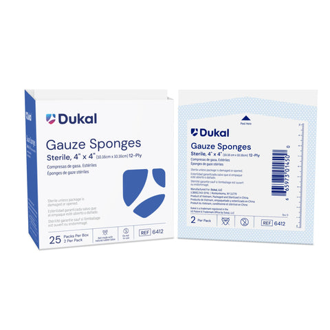 (Box) Dukal Surgical Gauze Sponge Sterile 2's