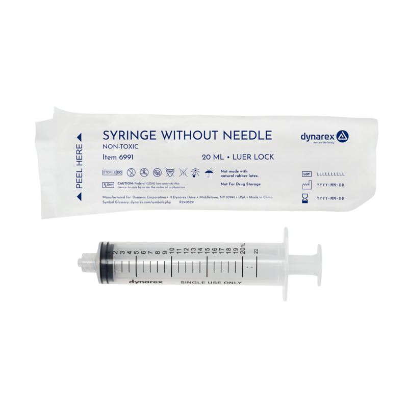 (Case) Syringes Without Needle – Multiple Configurations – Dynarex SKU 6991