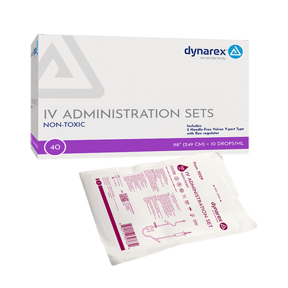 (Box) IV Administration Sets – Multiple Configurations – Dynarex SKU 7029