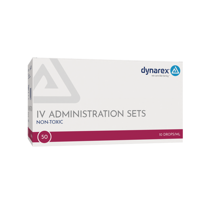(Box) IV Administration Sets – Multiple Configurations – Dynarex SKU 7042