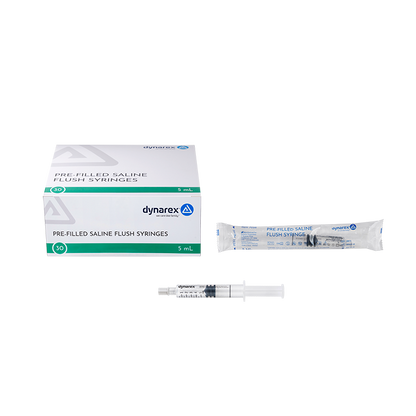 (Each) Pre-Filled Saline Flush Syringes – Multiple Configurations – Dynarex SKU 7058