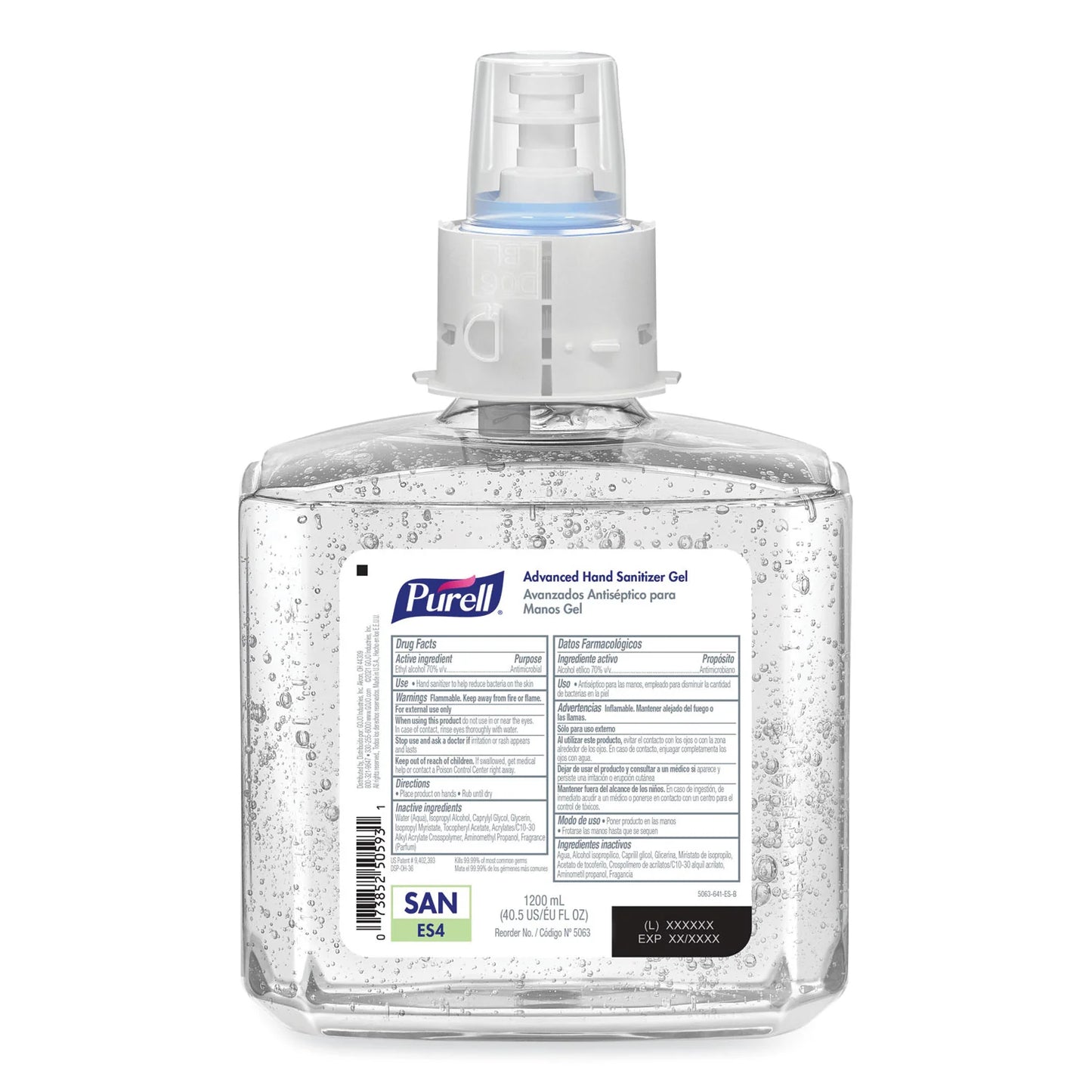 (Each) PURELL® Sanitizing Gel Refill, 40.6 fl oz (1200 mL), 2/Ca