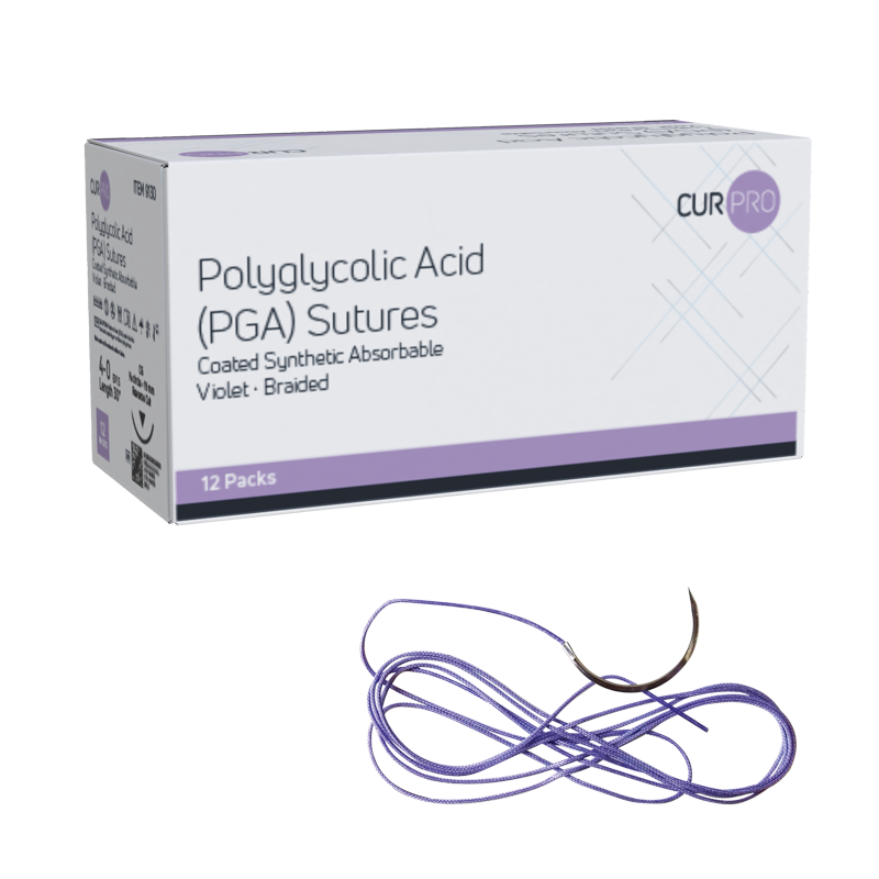 (Box) Braided (PGA) Sutures – Multiple Configurations – Dynarex SKU 9130