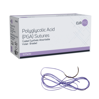 (Box) Braided (PGA) Sutures – Multiple Configurations – Dynarex SKU 9130