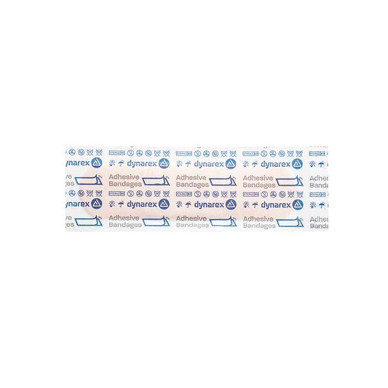 (Box) Adhesive Fabric Bandages Four Wing - Sterile 3" x 3" 24/50/cs