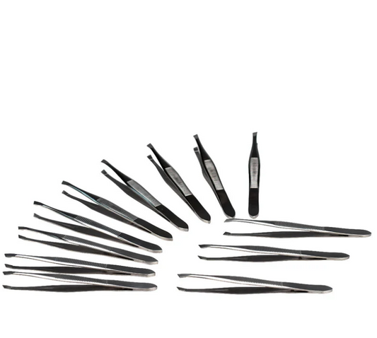 (Bag) First Aid Only 3.5" Steel Forceps, 12/Bag
