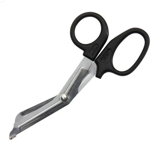 (Each) First Aid Only 5.75" Stainless Steel Bandage Shears Black Handle