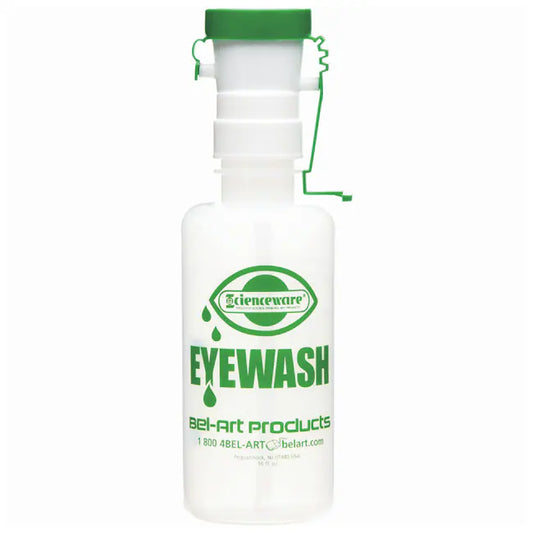 (Each) Scienceware Eye Wash Bottle Eye Wash Built in Eye Cup 1000mL Bottle
