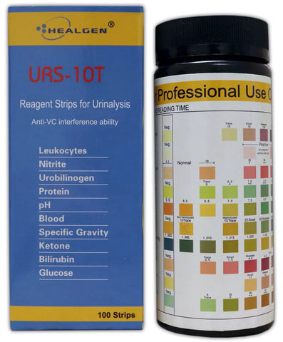 (Bottle) Urinalysis Strips tests 10 parameter, 100 strips/ bottle