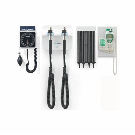 Welch Allyn Green Series 777 Wall Diagnostic System with SureTemp Plus 690