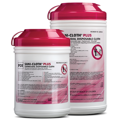 (Case) Sani-Cloth Plus Germicidal Disposable Cloth – Multiple Configurations – Dynarex SKU P-Q85084