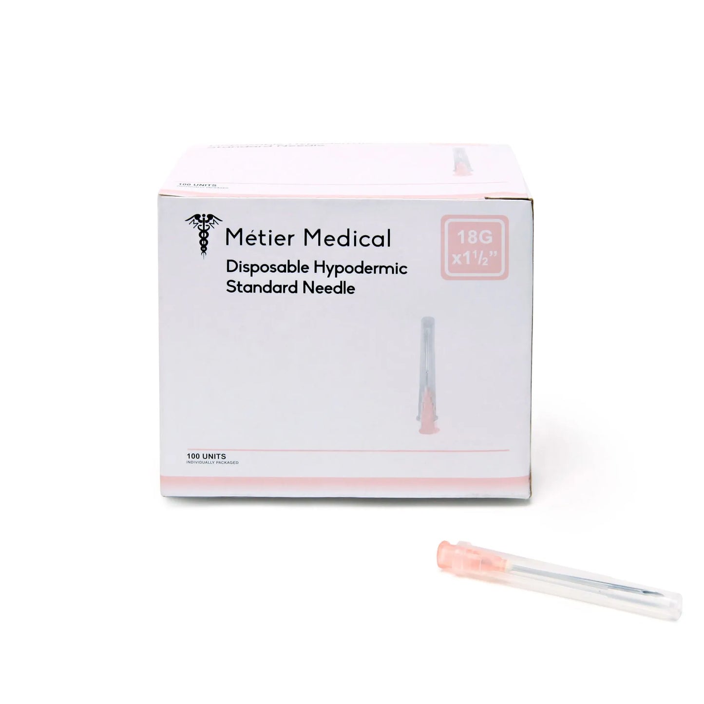 (Box) Metier Hypodermic Needles, Luer Lock