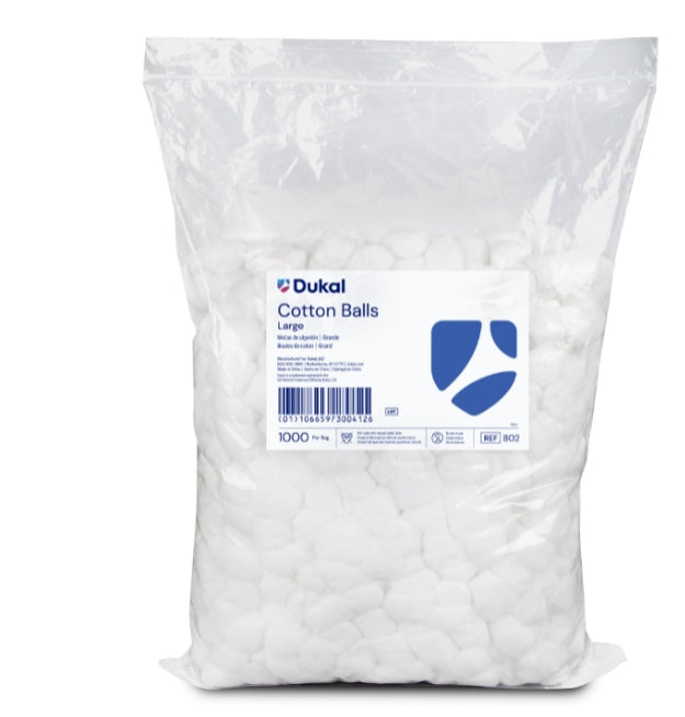 (Case) Dukal Cotton Balls, Non-Sterile, 2 BG/CS