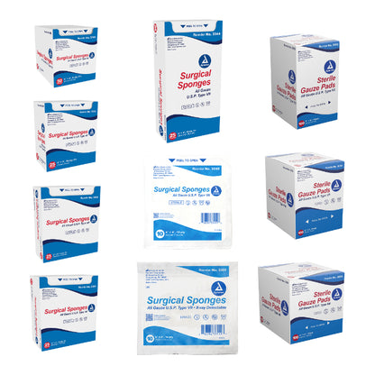 (Box) Dynarex Gauze Sponges & Pads Non-Sterile, 200/Bx