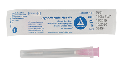 (Box) Hypodermic Needle - Non-Toxic 100/box 10/case