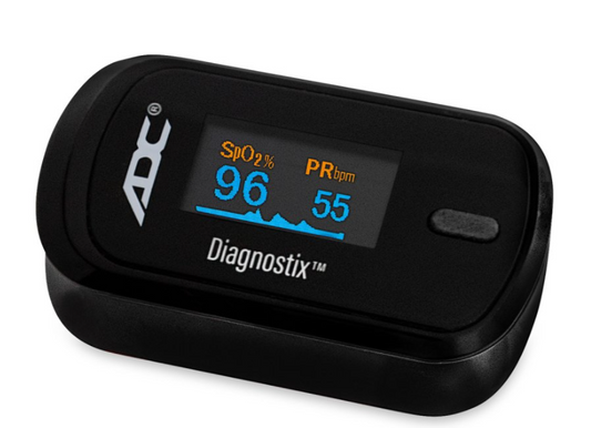 (Each) ADC Diagnostix 2100 Fingertip Pulse Oximeter, Adult, Battery Operated, 1/EA