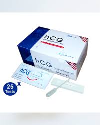 (Box) hCG rapid pregnancy test Cassette, 25 test/Bx