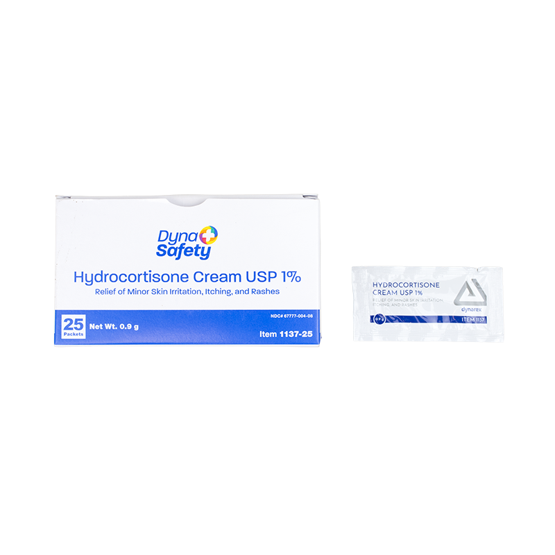 Dynarex Hydrocortisone Cream 1% 0.9g (25) 1137-25