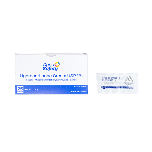 Dynarex Hydrocortisone Cream 1% 0.9g (25) 1137-25