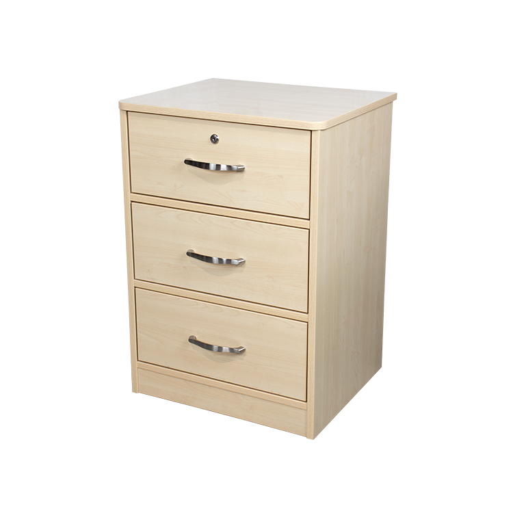 Dynarex Three Drawer Nightstand 12502-OA