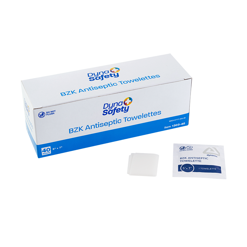 BZK Antispetic Towelettes 5" x 7" (10)– Universal Foil 1303-40