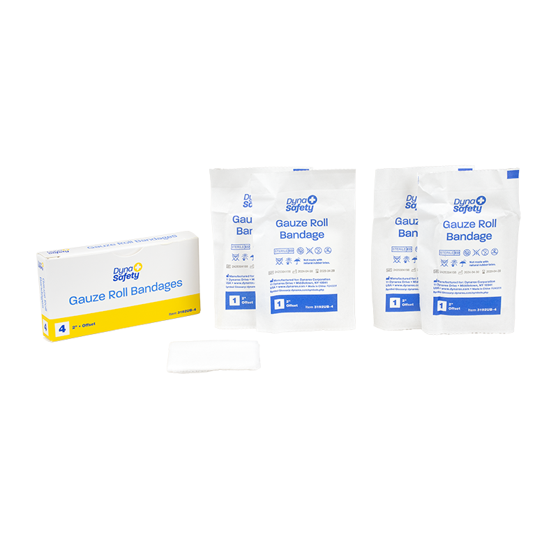 Sterile Gauze Roll Bandages – Multiple Sizes & Case Packs – Dynarex SKU 3192UB-4