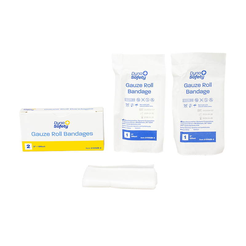 Sterile Gauze Roll Bandages – Multiple Sizes & Case Packs – Dynarex SKU 3193UB-2