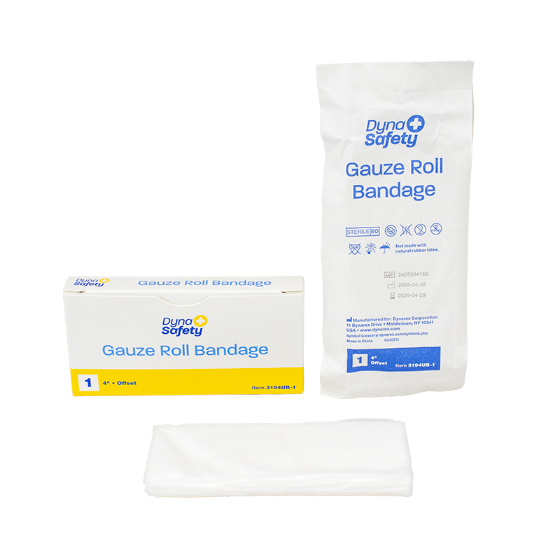 Sterile Gauze Roll Bandages – Multiple Sizes & Case Packs – Dynarex SKU 3194UB-1
