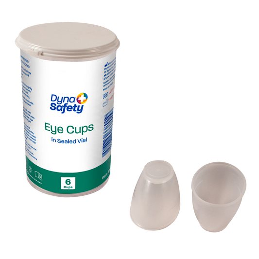 Eye Cups in Vials – 6/Vial, 50 Vials/Cs – Dynarex SKU 3380